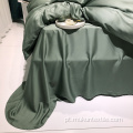 Conjunto de cama de folha de cama tencel sólida